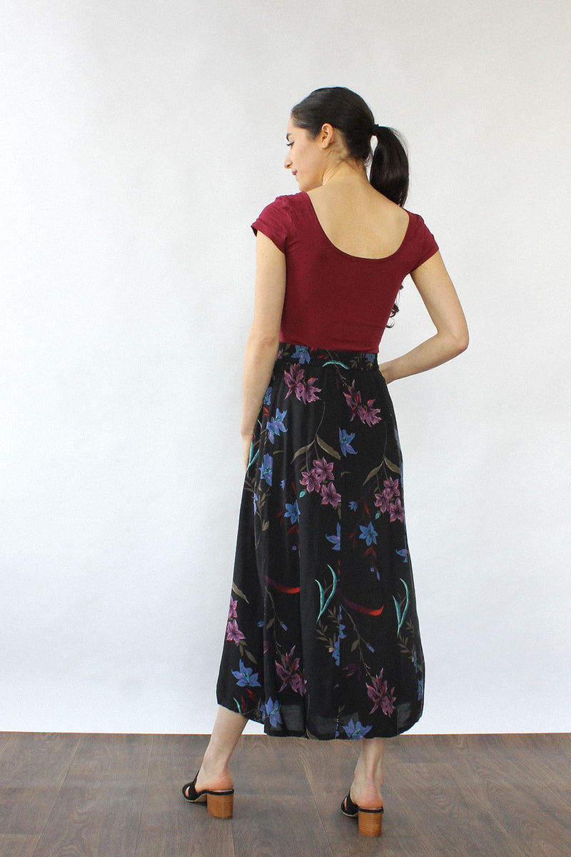 Black Orchid Flare Skirt M/L
