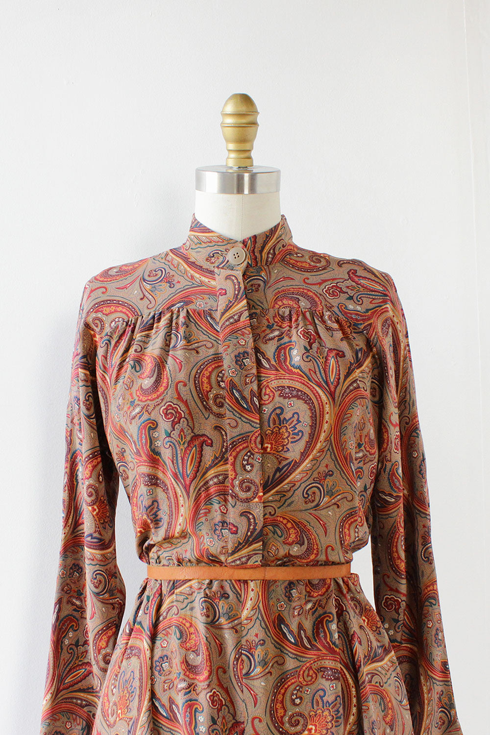 The Perfect Paisley Silk Dress S