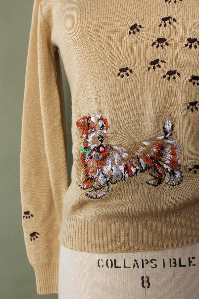 Novelty Pup & Paintbucket Sweater S/M