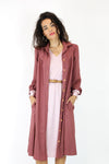 Raspberry Shirtdress w/ Pockets