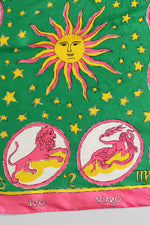 70s Astrological Silk Scarf