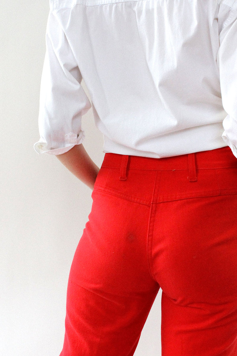Red Kick Flares S