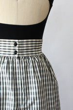 Taffeta Check Skirt M/L