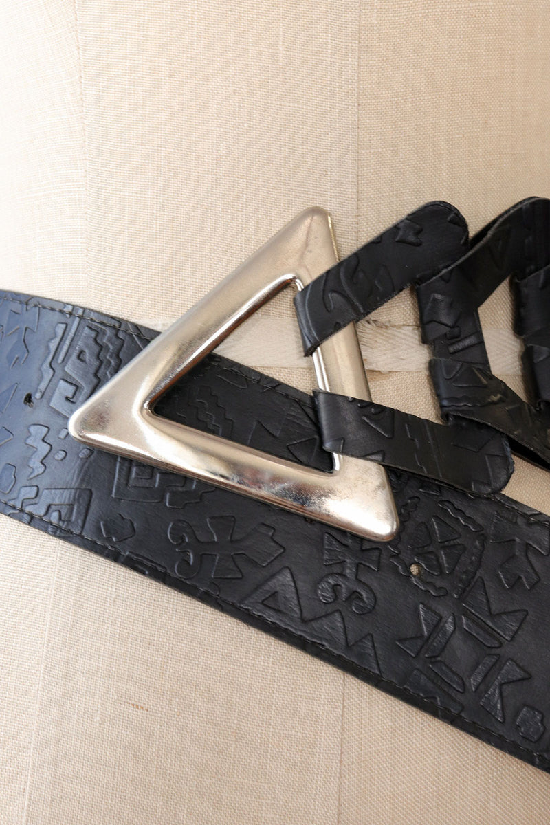 Embossed Badass 80s Belt