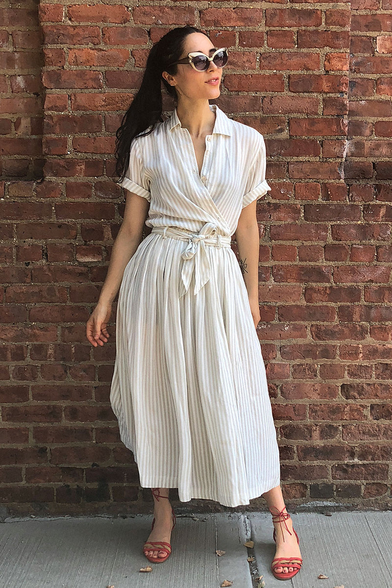 Sage Striped 2-Piece Set XS-M