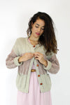 Oatmeal Nubby Cardigan M