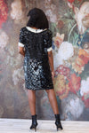 Black Tie Sequin Shift M