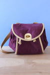 Grape Canvas Satchel Bag