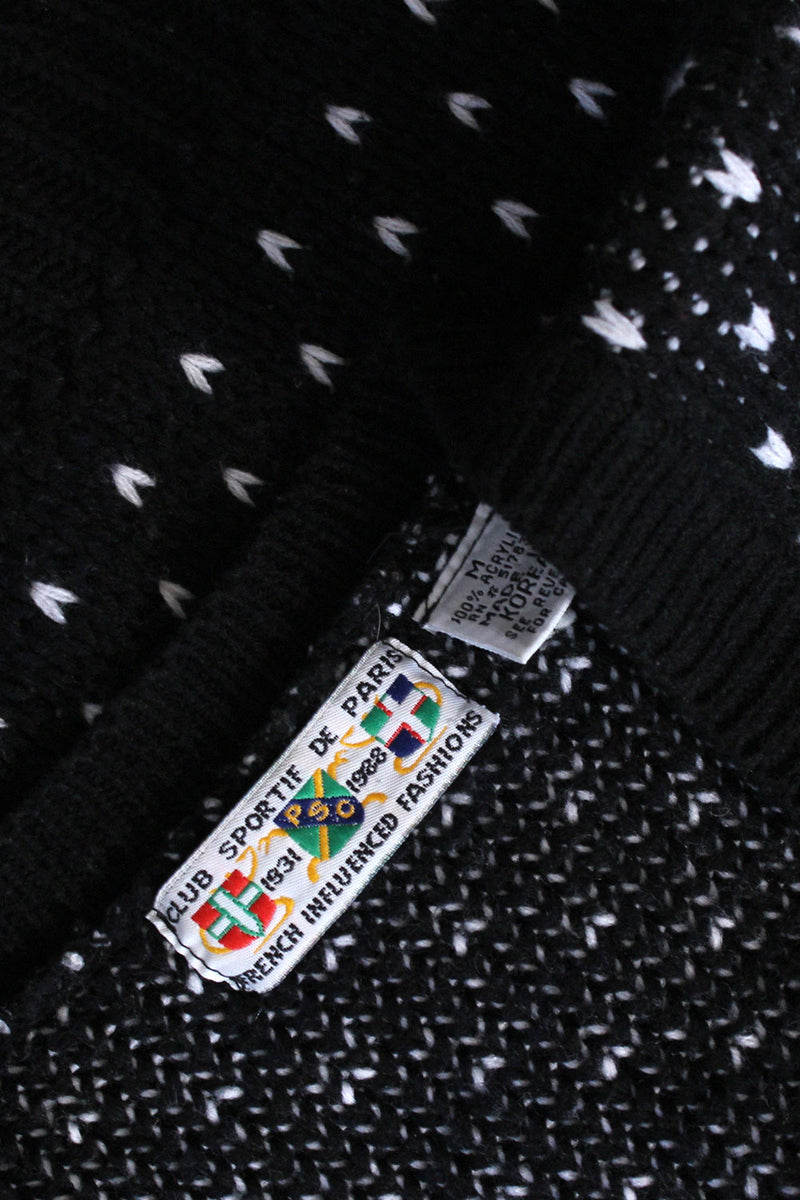 Speckled Slouchy Sportif Cardigan M
