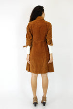 vintage corduroy shirt dress