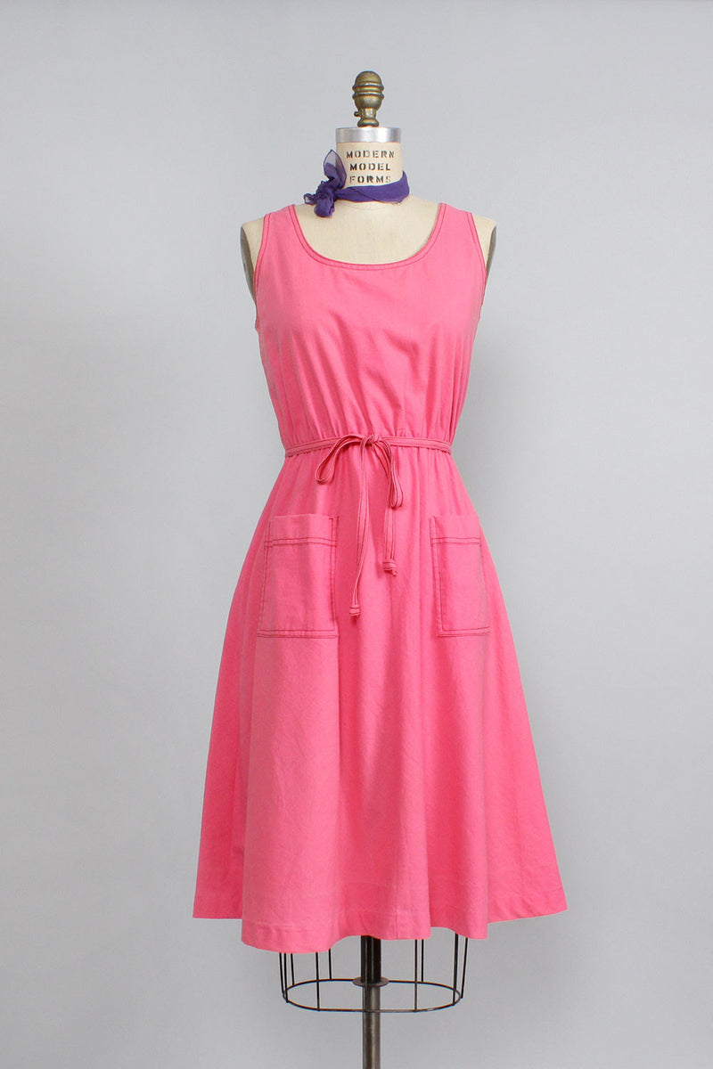Lavallette Pink Flare Dress M