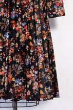 Pleated Fall Shirtwaist Dress L/XL