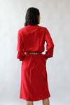 Mulqueen Cranberry Silk Dress XS-M