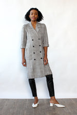 Glen Plaid Dress/Duster S/M