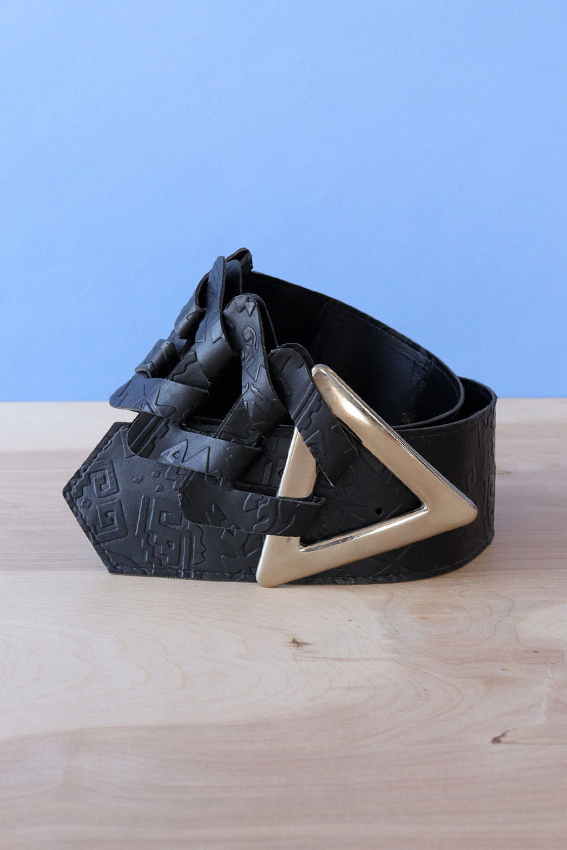 Embossed Badass 80s Belt