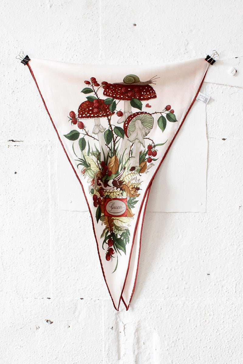 Gucci Funghi Silk Kerchief
