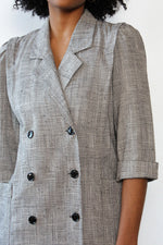 Glen Plaid Dress/Duster S/M