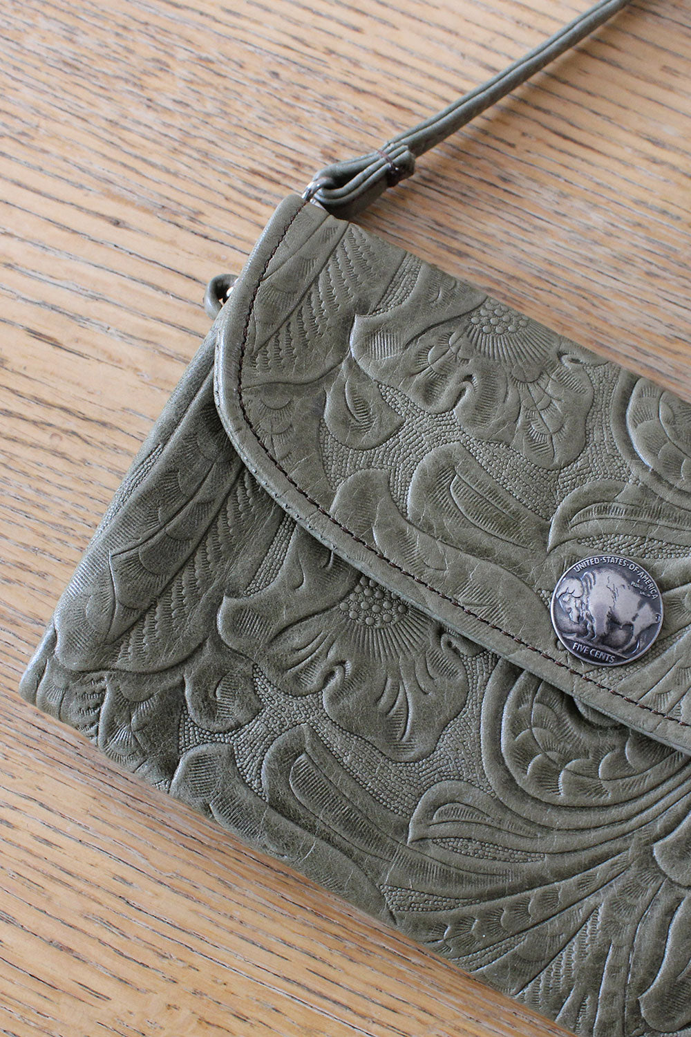Moss Tooled Convertible Bag