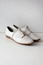 Ivory Leather Oxfords 8