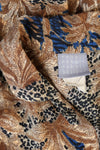 Mixed Nature Print Flare Dress S-S/M