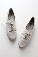 Ivory Leather Oxfords 8