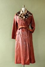 Giraffe Collar Cordovan Trench M