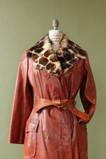 Giraffe Collar Cordovan Trench M