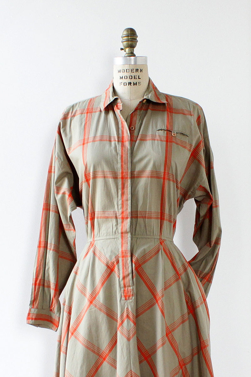 The Mad Plaid Dress M