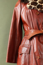 Giraffe Collar Cordovan Trench M