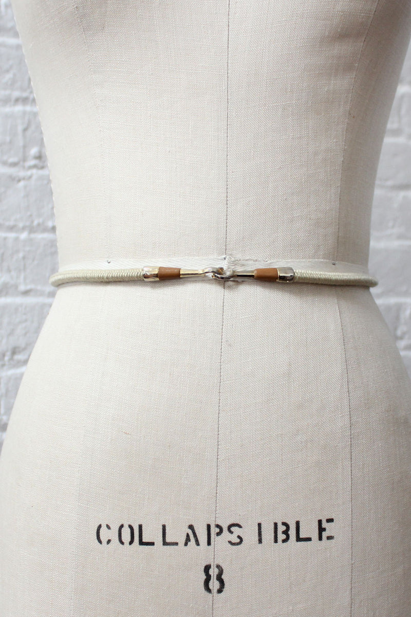 Skinny Rope Hook Belt