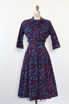 Berry Plaid Cotton Dress Bolero Set S/M