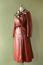 Giraffe Collar Cordovan Trench M