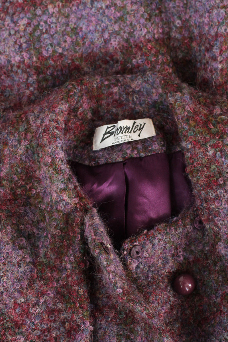 Bromley Boucle Scarf Coat M/L