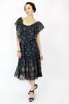 vintage floral dress