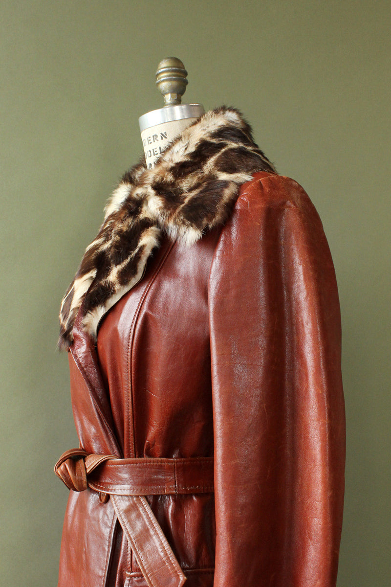 Giraffe Collar Cordovan Trench M