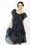 vintage ruffle dress