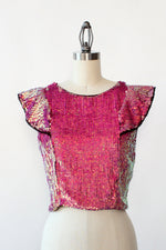 Carnival Sequin Crop Top XS/S