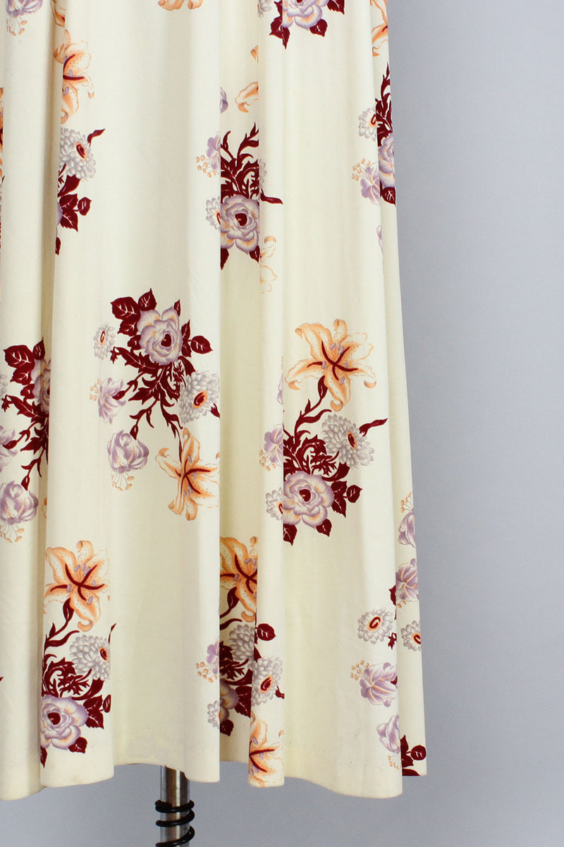 In Bloom 70s Halter Dress