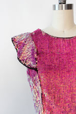 Carnival Sequin Crop Top XS/S