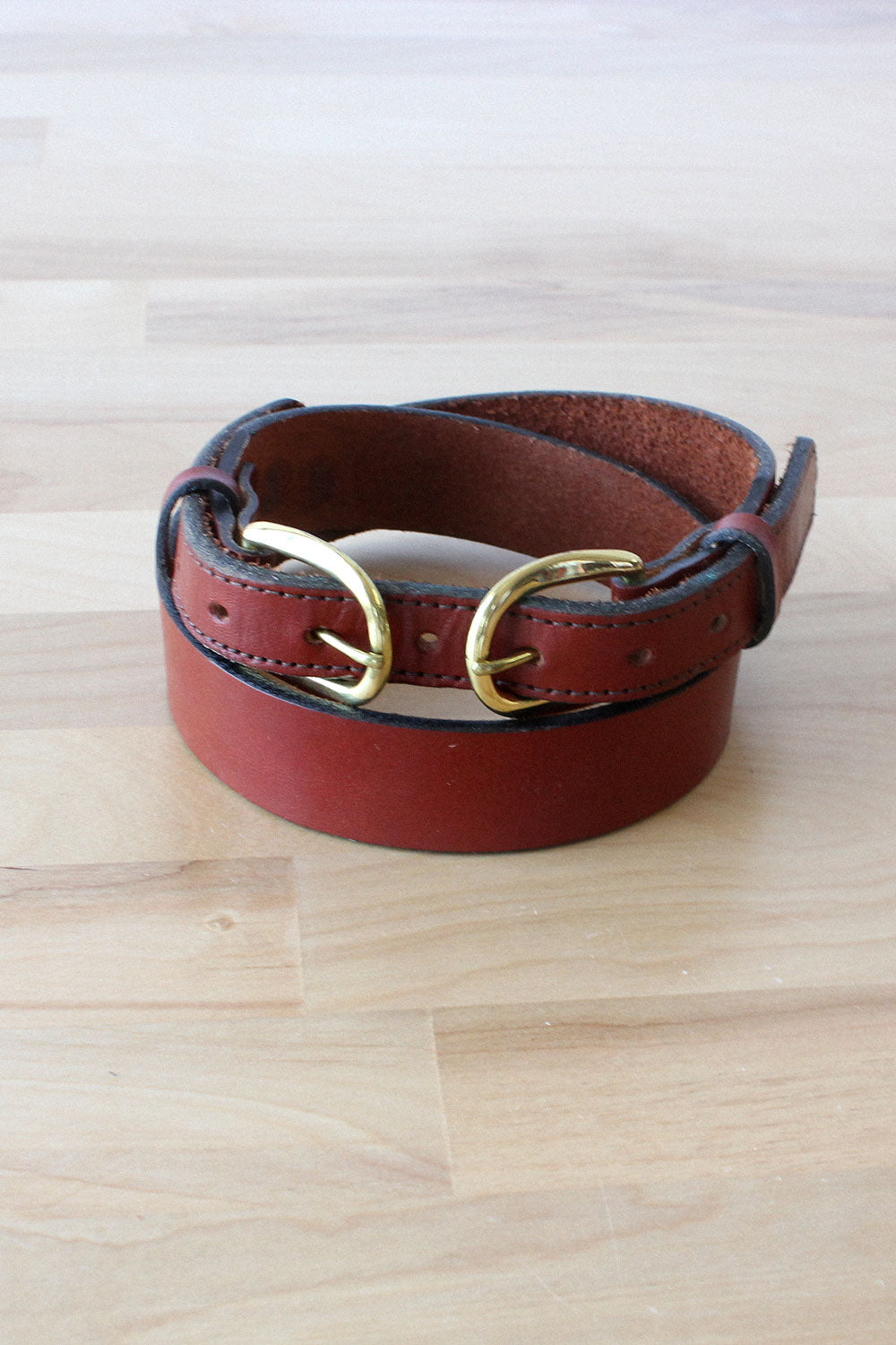 Double Buckle Redwood Cinch Belt