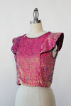 Carnival Sequin Crop Top XS/S