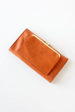 Burnt Orange Buckle Wallet