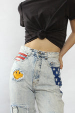 Joujou Stonewash Smiley Jeans XS