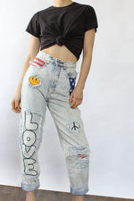 Joujou Stonewash Smiley Jeans XS