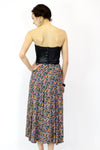 Micro Floral Tea Skirt XS