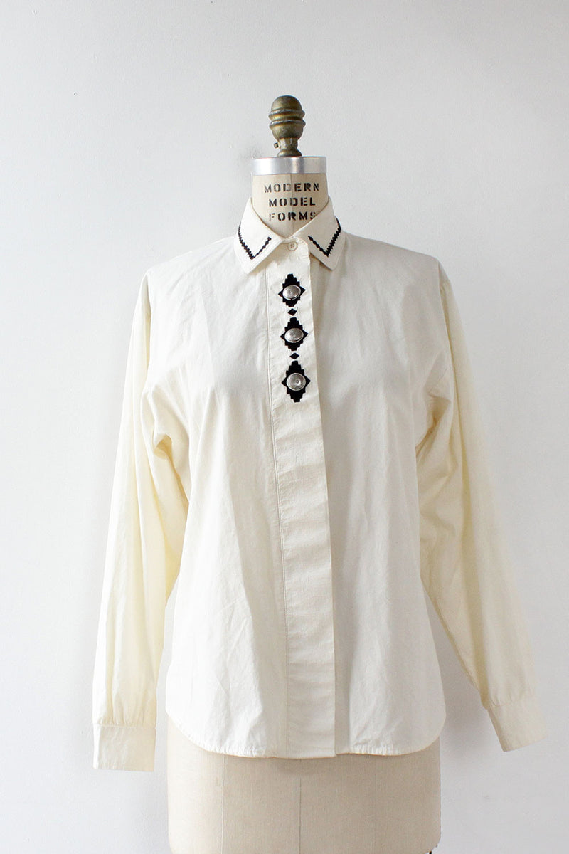 Elaine Goes West Blouse M/L