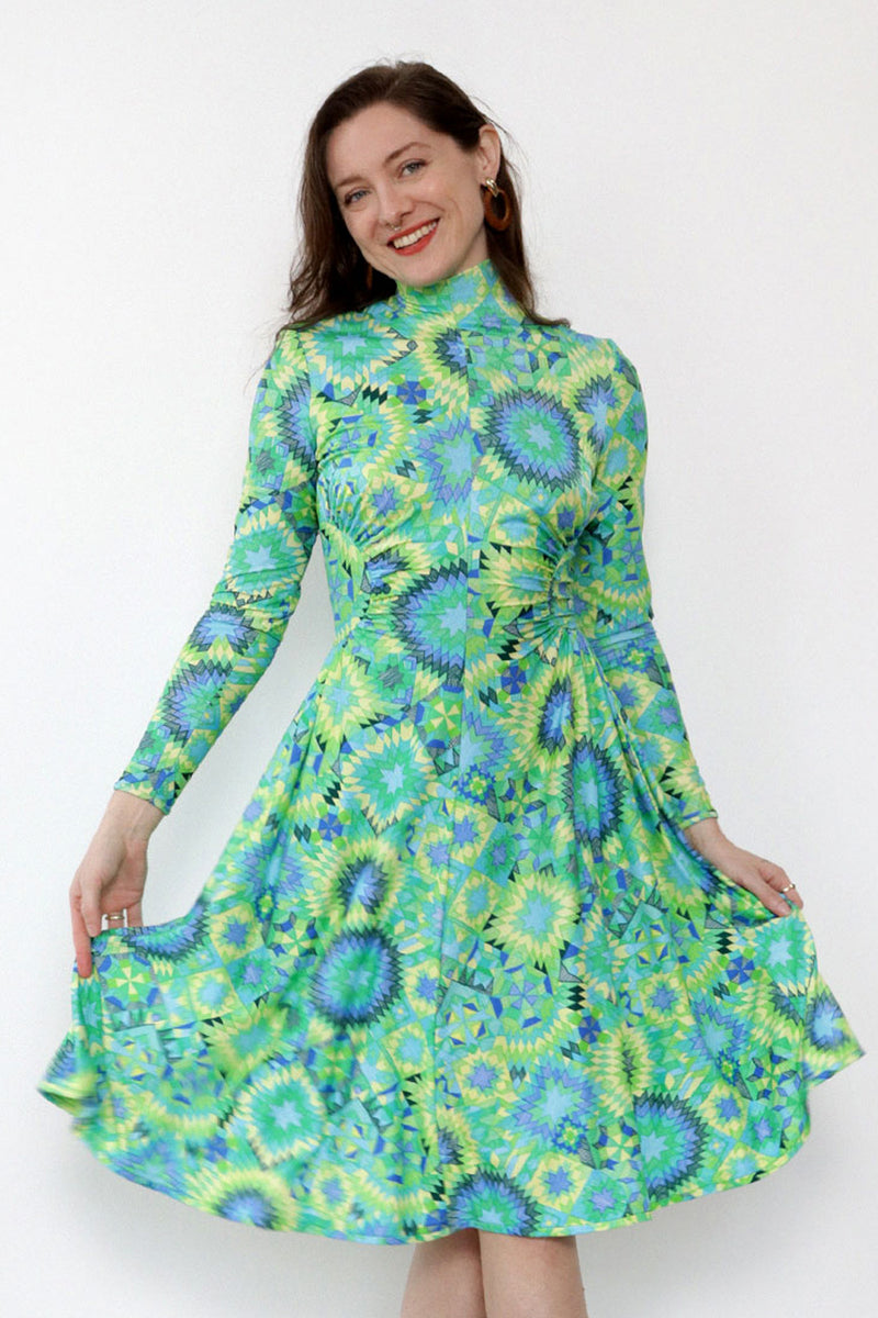 Robert-David Morton Trippy Knit Dress S