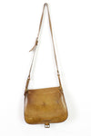 J.G. Hook Honey Leather Saddle Bag