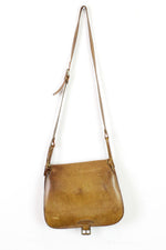 J.G. Hook Honey Leather Saddle Bag