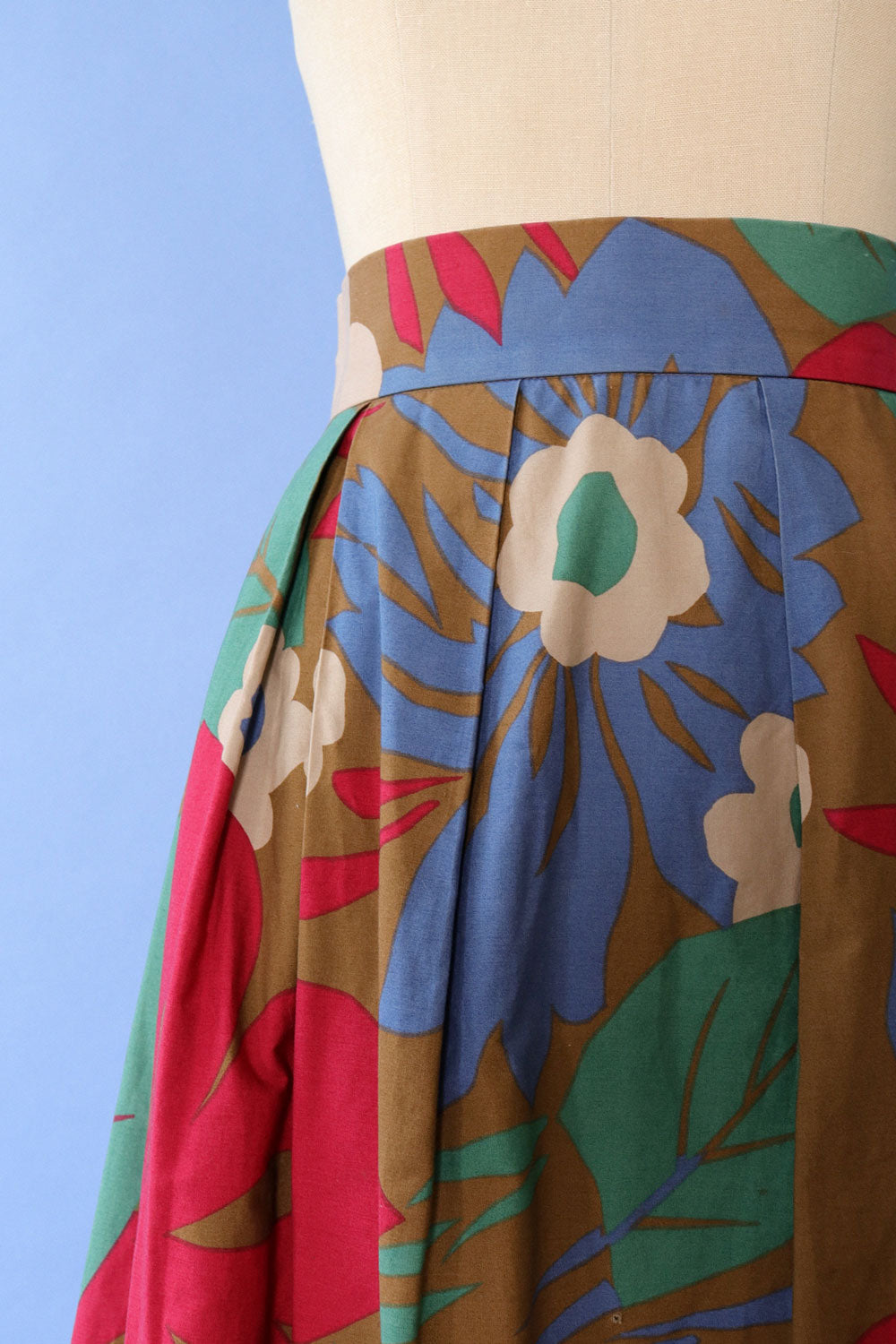 Nipon Macro Floral Cotton Midi S